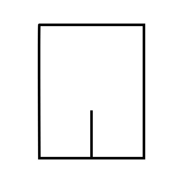 U-SPLIT Kuvertlagen 210x210cm hvid (til elevationsseng)