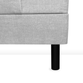 19cm Cylvia Black sengeben/sofaben