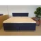 Kontinentalseng 210x210cm inkl. sengegavl - M�rkebl�