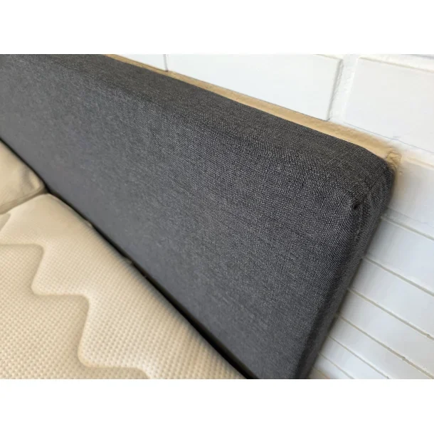 Bokselevationsseng 180x200cm inkl. sengegavl - Gr� 