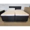 Bokselevationsseng 180x200cm inkl. sengegavl - Gr� 