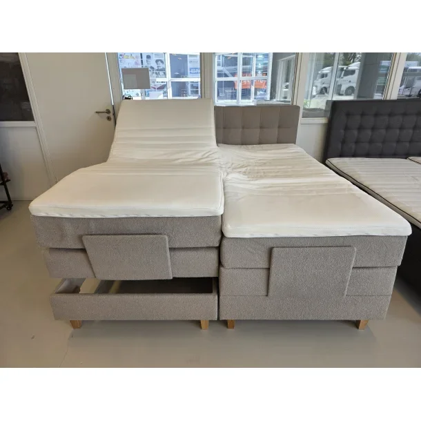 DF elevationsseng 180x200 cm - Beige Boucl�