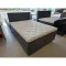 Kontinentalseng 140x200cm inkl. sengegavl - Antracitgr�