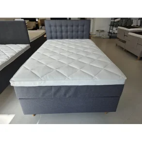 Kontinentalseng 120x200cm inkl. sengegavl - Antracitgr�
