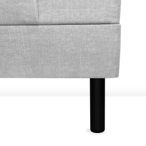 23cm Cylvia Black sengeben/sofaben