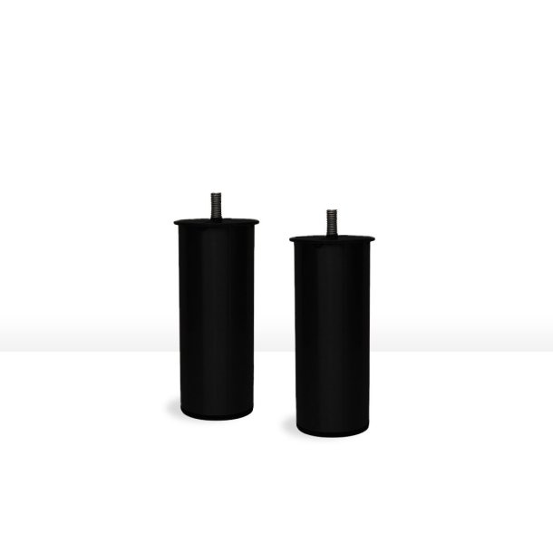 19cm Cylvia Black sengeben/sofaben