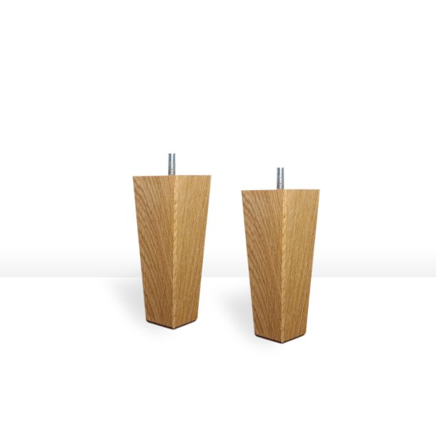 19cm Square Oak sengeben/sofaben