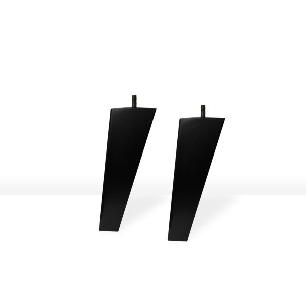 19cm Sloape Black sengeben/sofaben