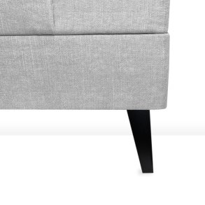 19cm Sloape Black sengeben/sofaben