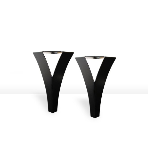 19cm Tria Black sengeben/sofaben