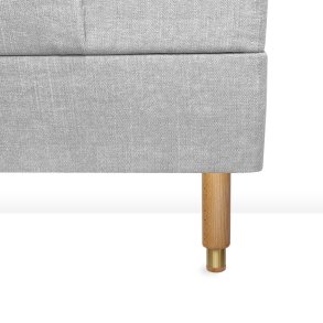 19cm Wood Brass sengeben/sofaben