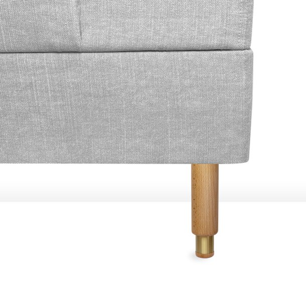 19cm Wood Brass sengeben/sofaben